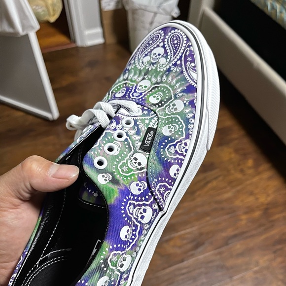 Vans Era Bandana Tie Dye Purple Canvas size 9.5 brand new - Picture 8 of 9